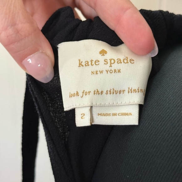 Kate Spade • Katia High Neck Tie Back Dress - Picture 3 of 15